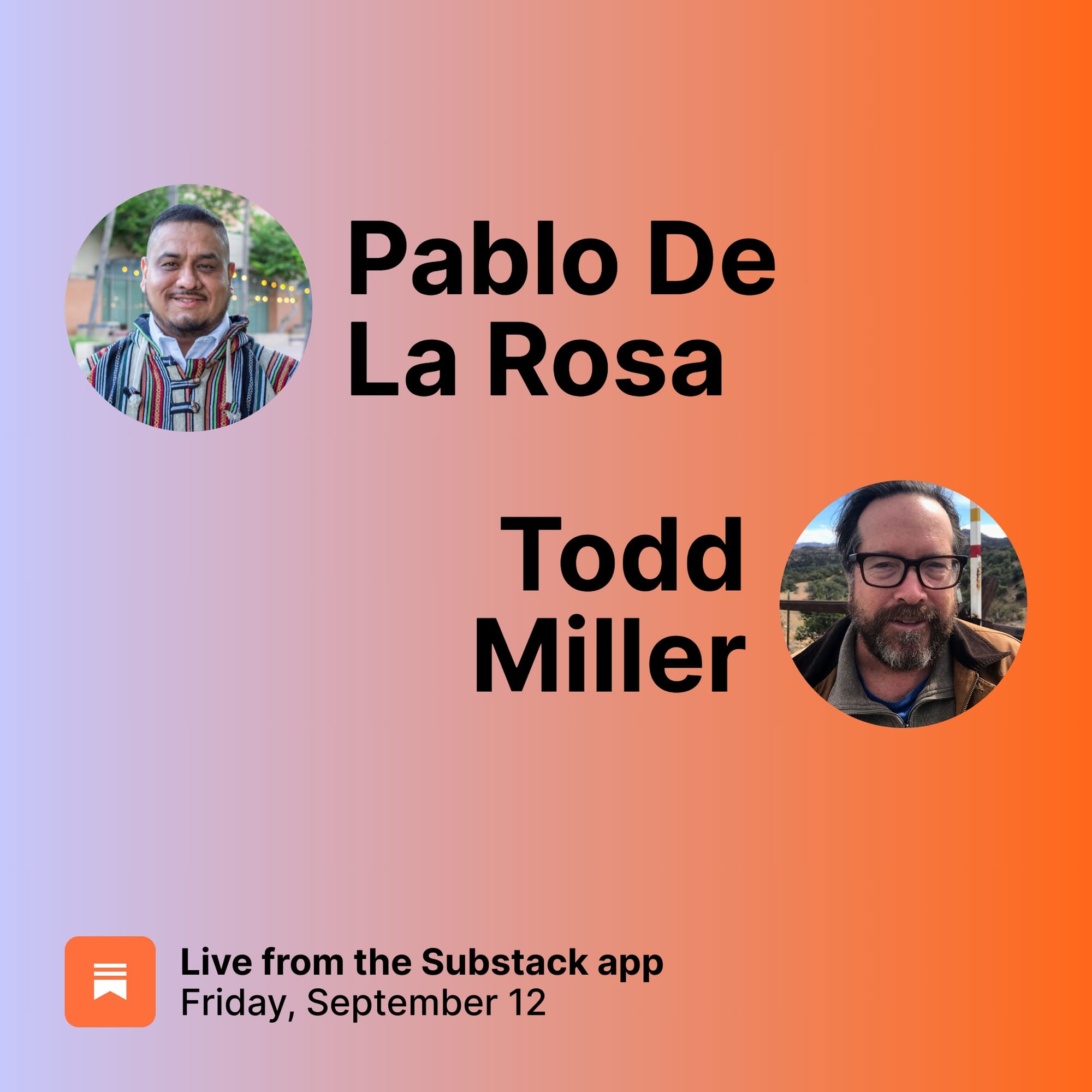Friday morning LIVE on The Border Chronicle + this week's interview on The Texas Standard